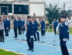 Polres Sekadau Gelar Olahraga Bersama, Jaga Kebugaran dan Kekompakan Personel