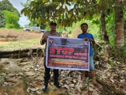 Cegah Karhutla, Polsek Kapuas Gencarkan Patroli dan Sosialisasi di Kelurahan Bunut