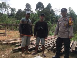 Polsek Entikong Gencarkan Sosialisasi Karhutla: Lindungi Hutan Demi Masa Depan Anak Cucu