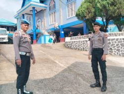 Polres Sanggau Pastikan Keamanan Ibadah Misa Minggu di Sejumlah Gereja