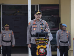 Pimpin Serah Terima Sejumlah Pejabat Polres, Kapolres Ketapang Tekankan Jaga Integritas Polri Dimanapun Bertugas