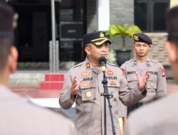Kompol Aang Permana Pimpin Apel Perdana
