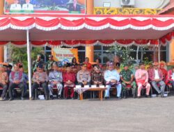 Wakapolres Sintang Hadiri Upacara HUT ke-663 Kota Sintang