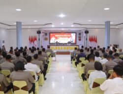 Perkuat Disiplin Personel, Bid Propam Polda Kalbar Gelar Pembinaan Etika Profesi di Polres Sintang