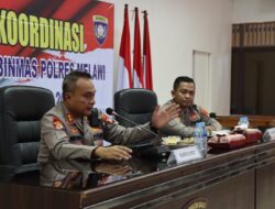 Kapolres Melawi Akan Memberikan Reward Kepada Bhabinkamtibmas Terbaik