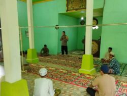 Kapolsek Belitang Hulu IPDA Budi Ajak Jamaah Masjid Al Muhaimin Rawat Toleransi