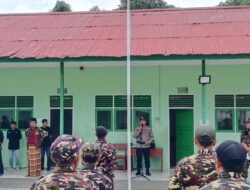 Kapolsek Sekadau Hilir Jadi Irup Apel Kesetiaan Pancasila di Ponpes Nurul Hikmah