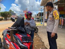 Wujudkan Keamanan, Polsek Toba Gelar Patroli Kamtibmas di Titik Rawan