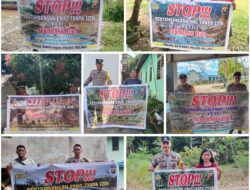 Polres Melawi Sosialisasikan STOP !!! PETI