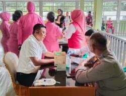 Polres Melawi Gelar Donor Darah Dalam Rangka HUT Bhayangkara ke -79