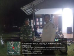 Bhabinkamtibmas Polsek Benua Kayong Laksanakan Patroli Pengamanan Kampanye Pilkades Serentak 2025