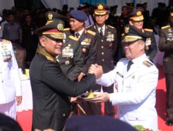 Meriah dan Khidmat, Polda Kalbar Gelar Upacara HUT Bhayangkara ke-79 di Kantor Gubernur