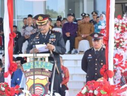 Polres Melawi Gelar Upacara Hari Bhayangkara Ke-79 Tahun 2025 dengan Khidmat