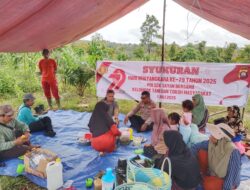 Kapolsek Sayan Adakan Syukuran Hari Bhayangkara Ke-79, Bersama Kelompok Tani Desa Ng,Kompi