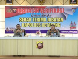 Tim Itwasda Polda Kalbar Lakukan Verifikasi Jelang Serah Terima Jabatan Di Polres Ketapang