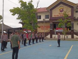 Amankan Kamtibmas di Akhir Pekan Polres Sekadau Gelar Apel Regu Siaga