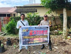 Wujudkan Meliau Bebas Asap, Polsek Meliau Gencarkan Sosialisasi Cegah Karhutla ke Warga