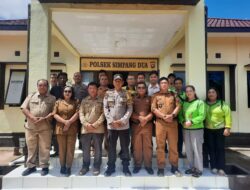 Kapolsek Simpang Dua Pimpin Rapat Konsolidasi Program Ketahanan Pangan “Satu Desa Satu Hektar”