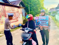 Operasi Patuh Kapuas 2025, Satlantas Polres Edukasi Pengguna Jalan