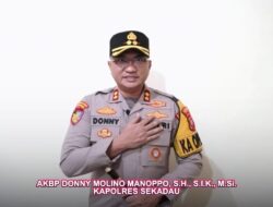 Ucapkan Selamat Gawai Dayak ke XIV 2025, Kapolres Sekadau AKBP Donny Ajak Jaga Kamtibmas