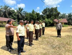 Asistensi di PT MJP, Sat Binmas Polres Sekadau Sampaikan Pentingnya Diksar Satpam
