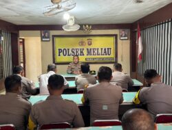 Tingkatkan Kinerja dan Antisipasi Karhutla, Kapolsek Meliau Pimpin Anev Mingguan dengan Penekanan Strategis
