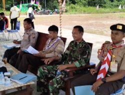 TNI-Polri Jadi Juri Lomba Gudep Terampil Pramuka Sekadau