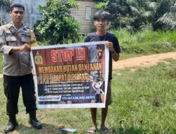 Cegah Karhutla dan Gangguan Kamtibmas, Bhabinkamtibmas Polsek Nanga Tayap Intensifkan Sambang Warga di Desa Tajok Kayong