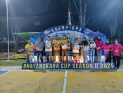 Turnamen Voli Bhayangkara Cup Belitang Hilir Resmi Ditutup, IPTU Triyono Apresiasi Sportivitas Peserta
