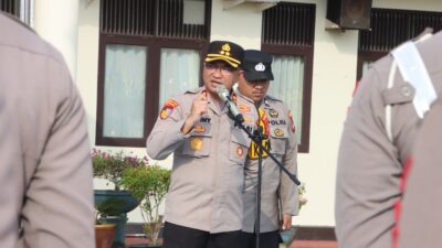 Apel Jam Pimpinan, Kapolres Sekadau AKBP Donny Apresiasi Pengamanan Gawai Dayak XIV