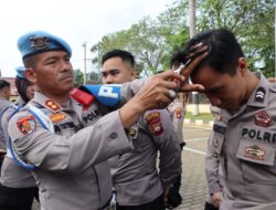 Bidpropam Polda Kalbar Gelar Gaktibplin Personel Polresta Pontianak