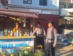 Bangun Komunikasi, Patroli Presisi Polres Sekadau Sambangi Pedagang