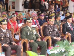 Kapolres AKBP Donny Ajak Hadiri Upacara Peringatan HUT ke-80 RI