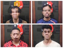 Satreskrim Polres Sekadau Tangkap Empat Tersangka Pencurian Pupuk di Belitang Hilir