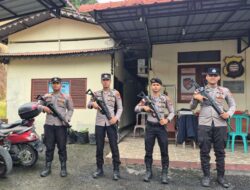 Polsek Sekayam Gelar Latihan Sispam Mako, Perkuat Kesiapsiagaan Personel Hadapi Potensi Ancaman