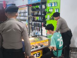 Patroli Presisi Polres Sekadau Sambangi Counter Handphone, Imbau Waspada Penipuan