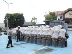 Latihan Dalmas Polres Sekadau Tekankan Kedisiplinan dan Kesiapsiagaan Personel