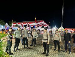 Polres Sanggau Pastikan Pengamanan Penutupan Pameran Pembangunan Sabang Merah Berjalan Kondusif
