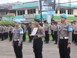 Satu Personel Dipecat, Polres Ketapang Gelar Upacara Pemberhentian Tidak Dengan Hormat In Absensia
