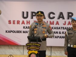 Kapolres Ketapang Pimpin Serah Terima Jabatan, Dua Kapolsek Dan Dua Kasat Berganti