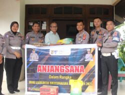 Hari Lalu Lintas Bhayangkara ke-70, Satlantas Polres Sekadau Sowan ke Purnawirawan Polri