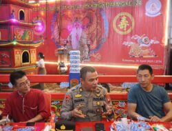 Kabag Ops Polres Ketapang Laksanakan Silaturahmi dengan Masyarakat Tionghoa di Klenteng Tua Pak Kong