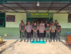 Wujud Sinergitas, Polsek Sekadau Hilir Beri Kejutan di HUT ke-80 TNI kepada Koramil 1204-15