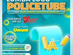 Sambut HUT Humas Polri ke-74, Bidhumas Polda Kalbar Gelar Lomba Desain Logo PoliceTube