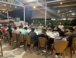 Kabagren Polres Ketapang dan Kasat Narkoba Gelar Ngopi Bareng Bersama Satgas Kampung Bebas Narkoba