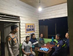 Kapolsek Jelai Hulu Laksanakan Patroli Dialogis di Desa Semantun, Ajak Warga Jaga Kamtibmas