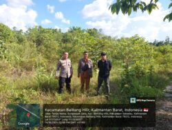 Pamatwil Polres Sekadau Tinjau Progres Ketahanan Pangan di Belitang Hilir