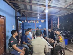 Kapolsek Sandai Gelar Kegiatan Jum’at Curhat Bersama Masyarakat di Warkop Simpang 3
