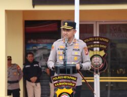 Memasuki Masa Purnabakti, Kapolres Ketapang Pimpin Apel Purna Tugas 9 Personilnya