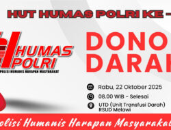 Kapolres Melawi Ajak Masyarakat Berdonor Darah dalam Rangka Hari Jadi Humas ke-74